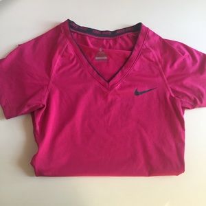 Pink Nike Pro Workout T Sz XS
